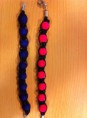 blauw/groene armband